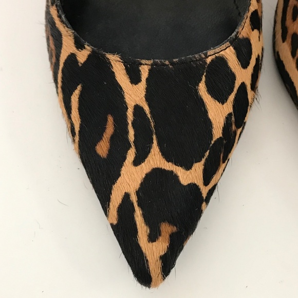 CALVIN KLEIN Leopard Stiletto Heels Leopard Pumps Women’s Size 6 Animal Print - Picture 5 of 16